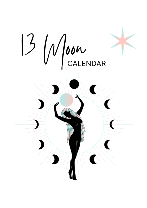 Cover of the free e-book 13 Moon Calendar